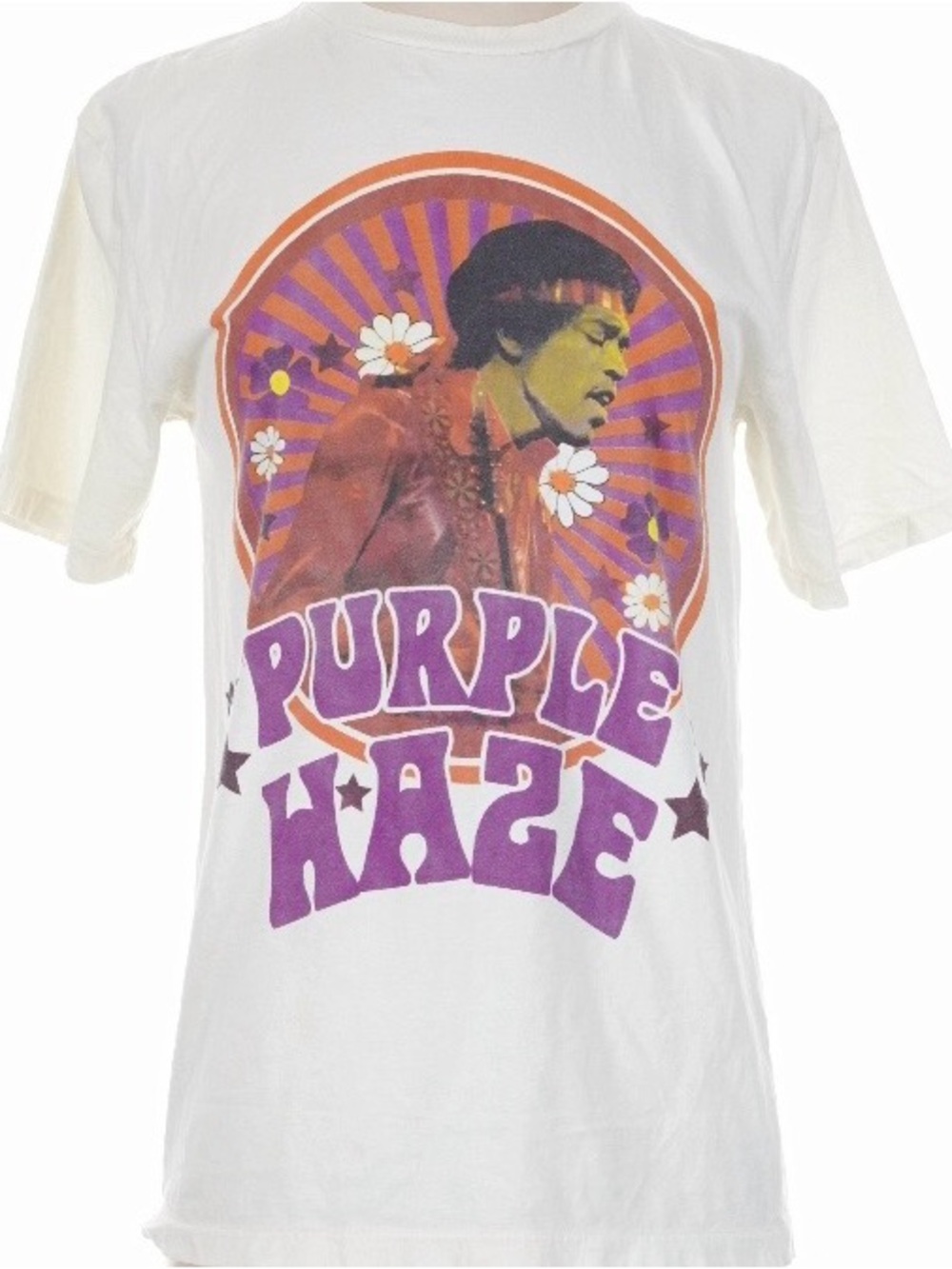*NWOT!* People of Leisure Jimi Hendrix White Purple Haze Tee